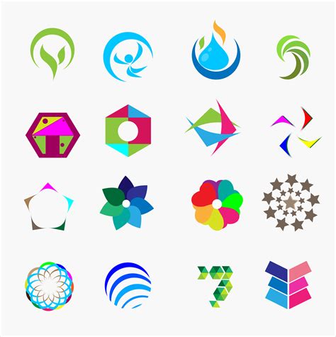 set of logo vector 535748 Vector Art at Vecteezy
