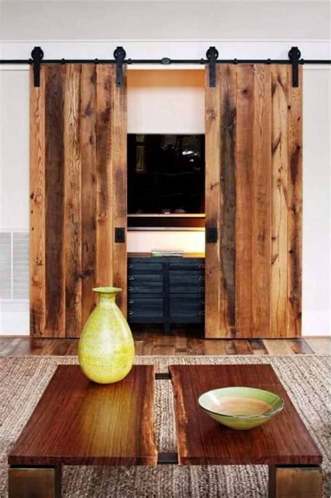 Desain interior ruang tamu minimalis mewah. ツ 25+ desain & harga pintu geser (sliding) model kayu ...