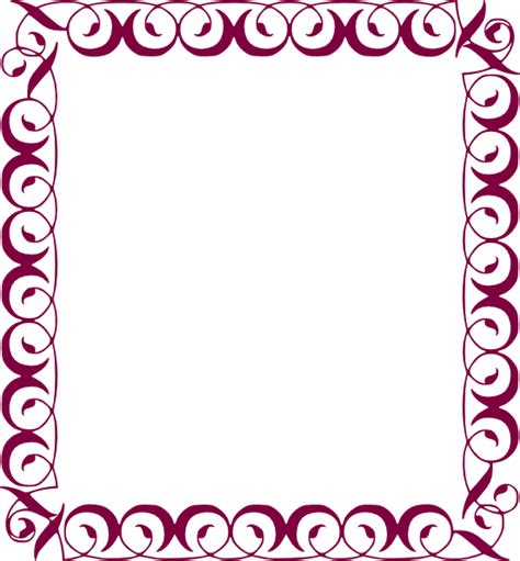 Fancy Border Clip Art At Vector Clip Art Online Royalty