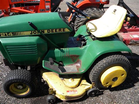 1985 John Deere 214 Garden Tractor For Sale In Charlotte Mi Ironsearch