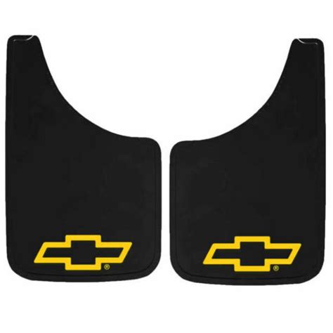 Plasticolor Mud Flaps With Gold Chevrolet Logo 000578r01 For Sale