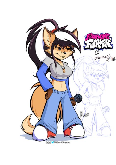 Concep Art - Elizabeth Fox in FNF by Viejillox on Newgrounds