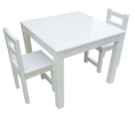 Classic table and chair set is a hallmark addition to any child's room for crafts, drawing and tea time. QToys Eco-Friendly White Table & Chair Set for Kids on Sale! Fast Shipping Australia Wide.