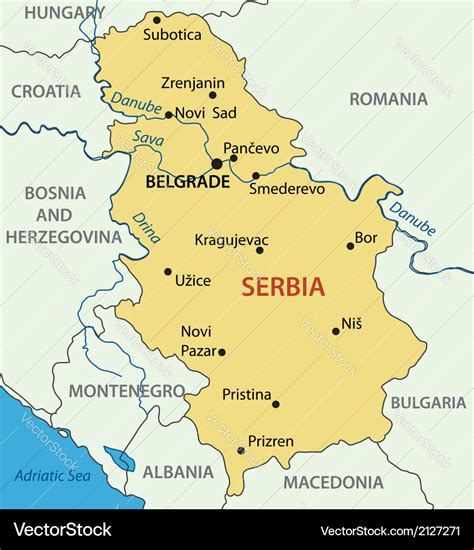 Serbia Map Serbia Map Road Worldometer Yosi Rika