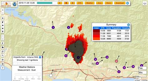New Real Time Mapping System Used On Cave Fire Wildfire Today