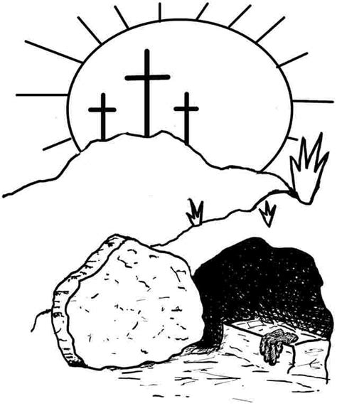 Resurrection Coloring Pages - Best Coloring Pages For Kids