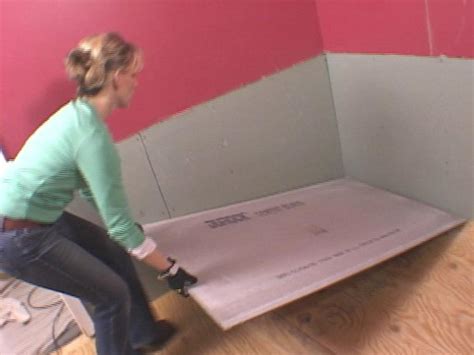 Say your bathtub leaks under the floor into the subfloor, underlayment with vapor block will help oftentimes, the installation of laminate flooring in bathrooms is frowned upon due to the risk of moisture damage. How to Lay a Subfloor | how-tos | DIY