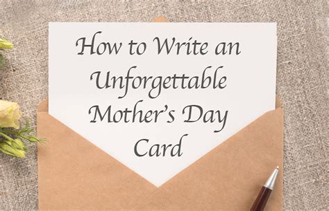 How To Write An Unforgettable Mothers Day Card Bradford Exchange Blog