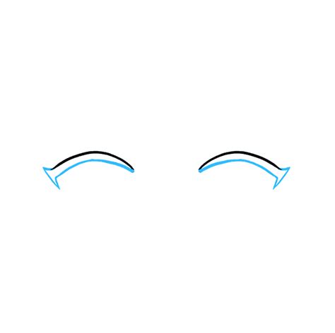 How To Draw Anime Eyes Closed How To Draw An Anime Eye Step By Step