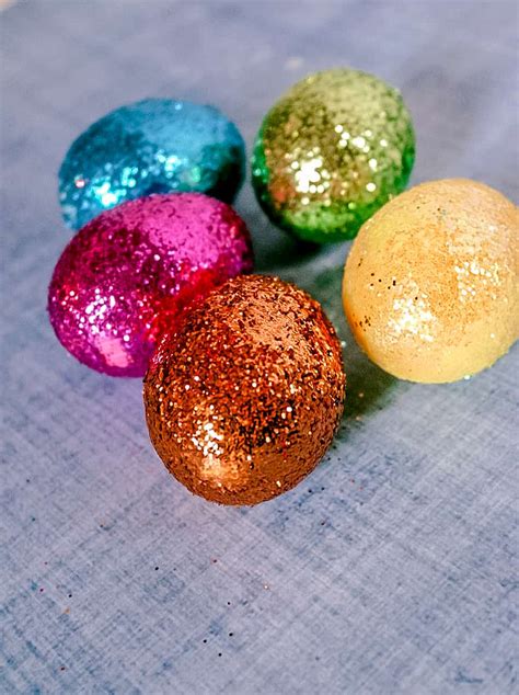 Diy Glitter Easter Eggs Single Girls Diy