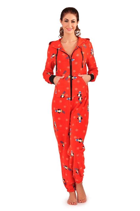 Ladies Womens Snug Onesie Adult All In One Fleece Zip Jumpsuit Pyjamas