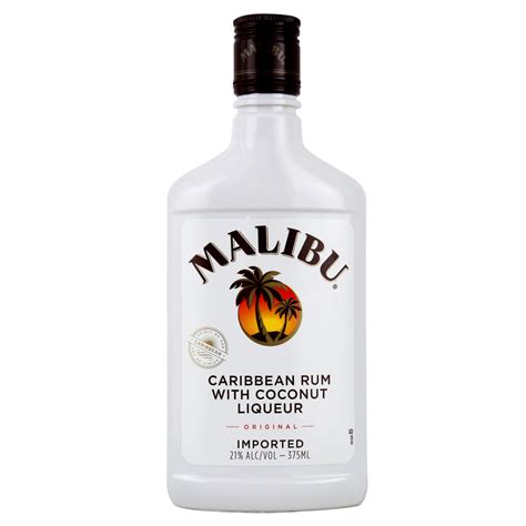 Malibu Coconut Rum 375ml Luekens Wine And Spirits