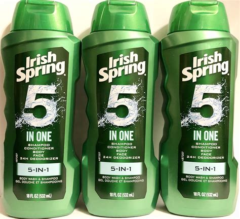 Buy Irish Springbody Wash And Shampoo 5 In 1 Net Wt 18 Fl Oz 532 Ml