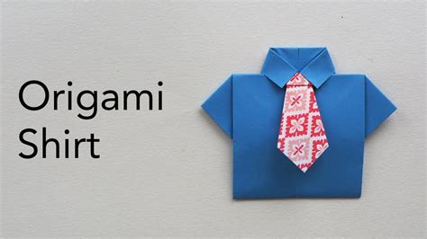 Easy Origami Shirt Tutorial Asmr Paper Folding Origami Shirt