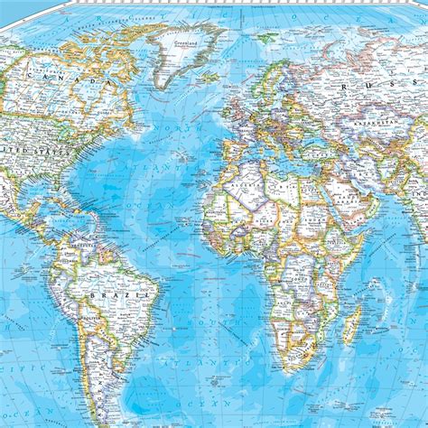 Political World Map 2022