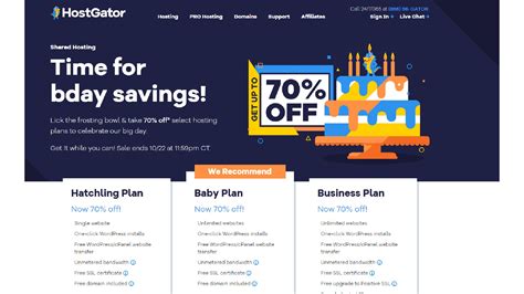 Hostgators Birthday Bash Means Getting 70 Off Web Hosting Plans