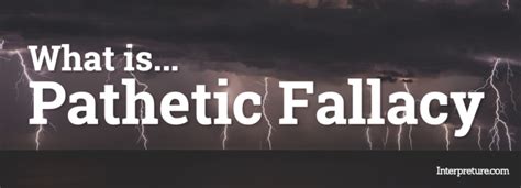 Pathetic Fallacy What Is Pathetic Fallacy English Literature Glossary