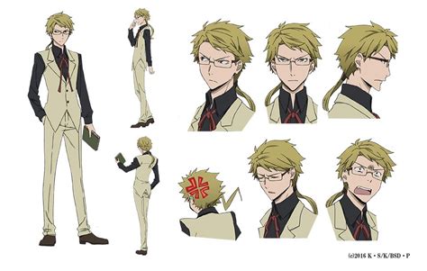 Bungō Stray Dogs Animes Character Design Sheets Unveiled News