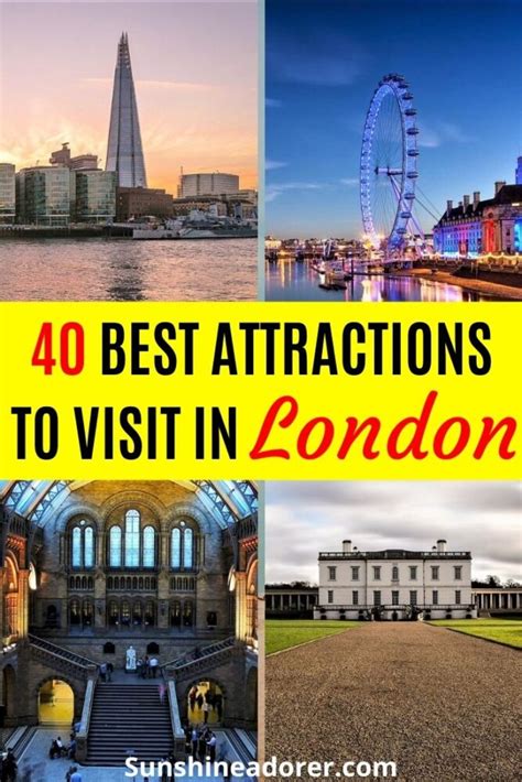 40 Stunning Tourist Attractions In London To See Sunshine Adorer