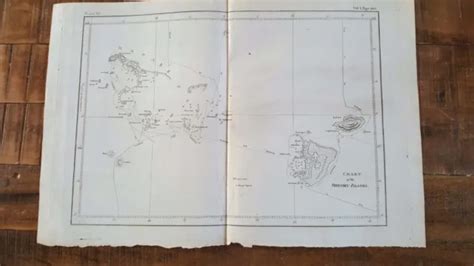 Nice Antique Map Chart Of The Friendly Islands Circa 1785 15000