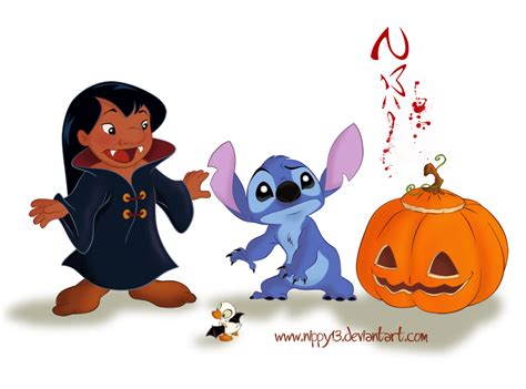 Stitch My First Halloween By Nippy13 On Deviantart
