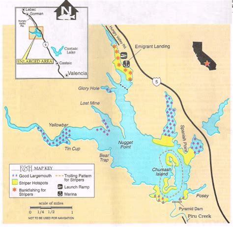 Pyramid Lake Fishing Map And Report How To Fish This Lake