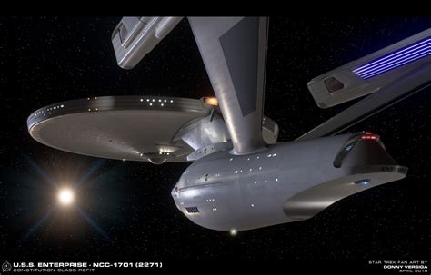 Donny Versiga Uss Enterprise Ncc 1701 Refit Star Trek The Motion
