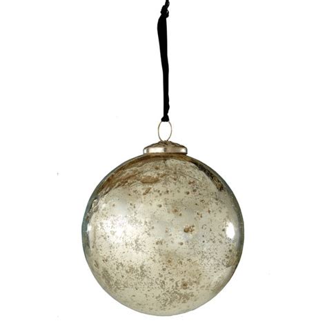 Shop Sage And Co 6 Inch Antique Mercury Glass Ball Christmas Ornament
