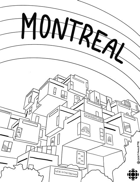 Montreal Canadian Coloring Pages