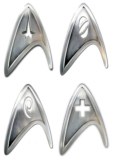 Trek Collective Lists Quantum Mechanix Star Trek Insignia Badges