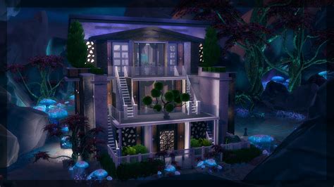 The Sims 4 House Building Bella Goths Secret Lot Youtube