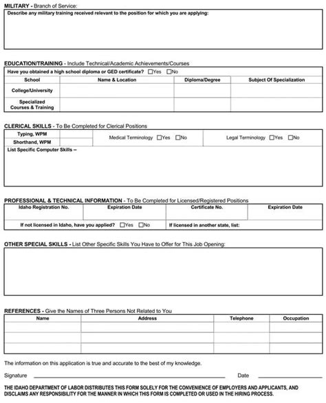 As an employee leaving your present employment, your employer may also issue a clearance, which is a prerequisite to there are a variety of acceptable formats you can use to type this request letter. Blank Job Application Form Templates & Samples (PDF, Word)