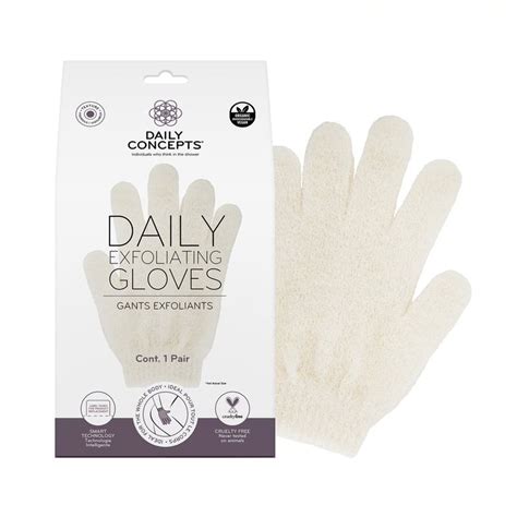 daily concepts exfoliating gloves