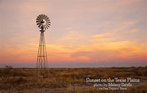 Sunset Over Texas Plains By Melany Sarafis Day Trippin