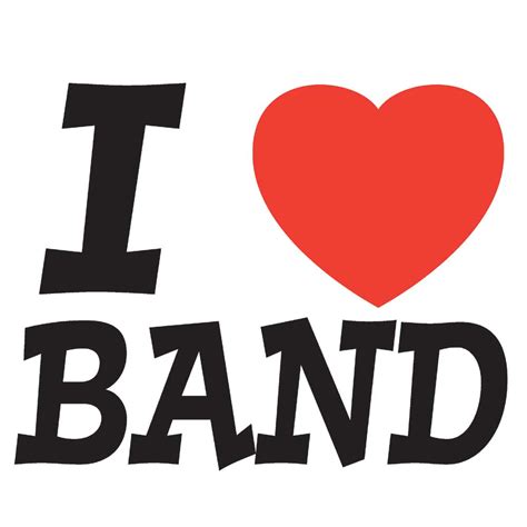 Buy I Love Band T Shirt Music Apparel Music Clothes Music Shirt