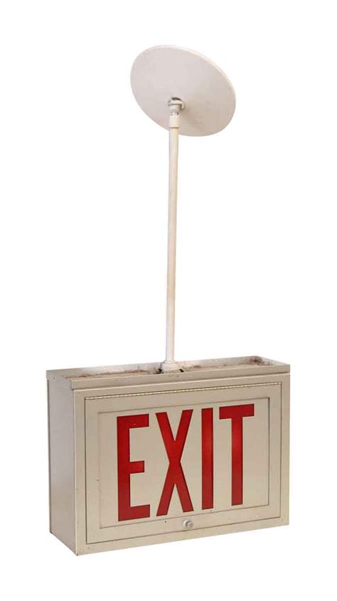 Ceiling Mounted Exit Sign Olde Good Things