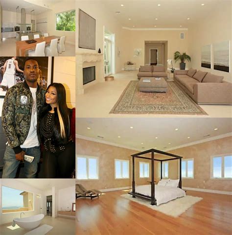 nicki minaj and her beau meek mill have just moved into this beverly hills luxury mansion