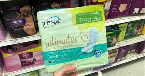 High Value 31 Tena Product Coupon Pads Only 199 At