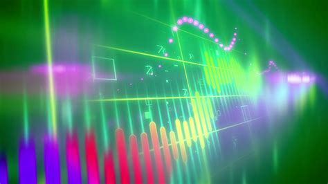 Colorful Positive Trend Animation Of Stock Motion Graphics Sbv
