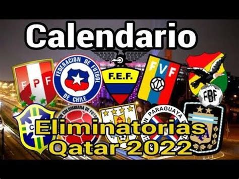 La mitad de las federaciones se niegan a jugar en octubre. Oficial! Calendario Eliminatorias Qatar 2022. - YouTube