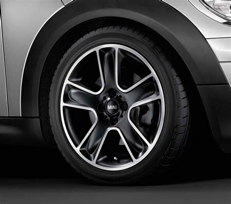 Mini Genuine 17 Inch Light Alloy Wheel Star Bullet R111 Black