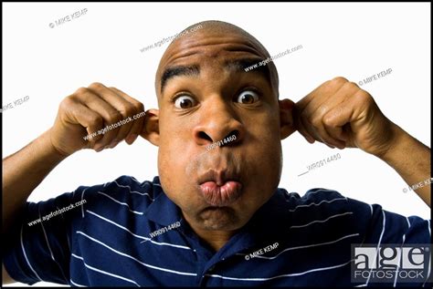 Man Making A Funny Face Stock Photo Picture And Royalty Free Image