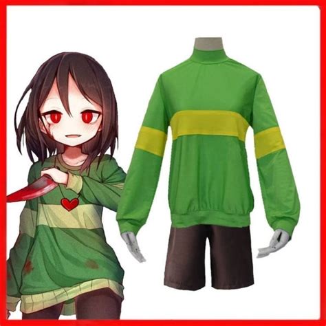 Undertale Cosplay Costume Frisk Cos Anime Female Trm9 Shopee Philippines