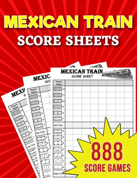 Mexican Train Score Sheets Printable Free