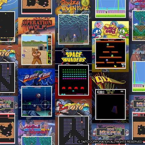 Atgames Announces 47 Taito Corporation Arcade Classics Featured On Its