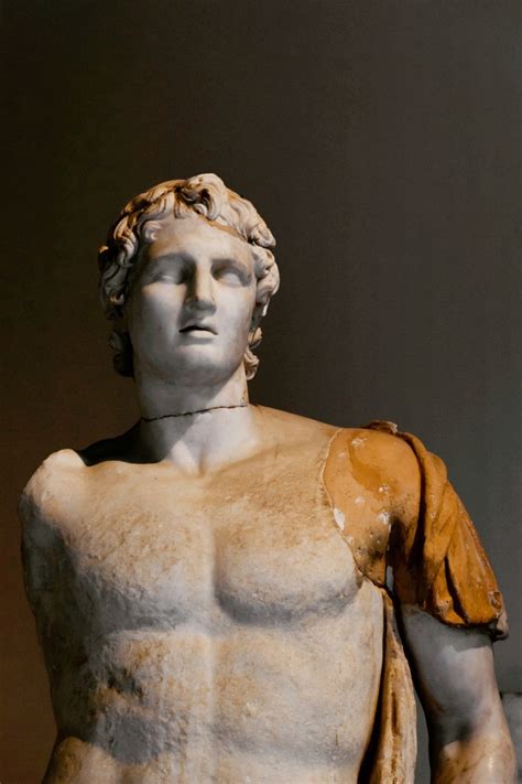 Alexander The Great From Magnesia Marble Statue Of
