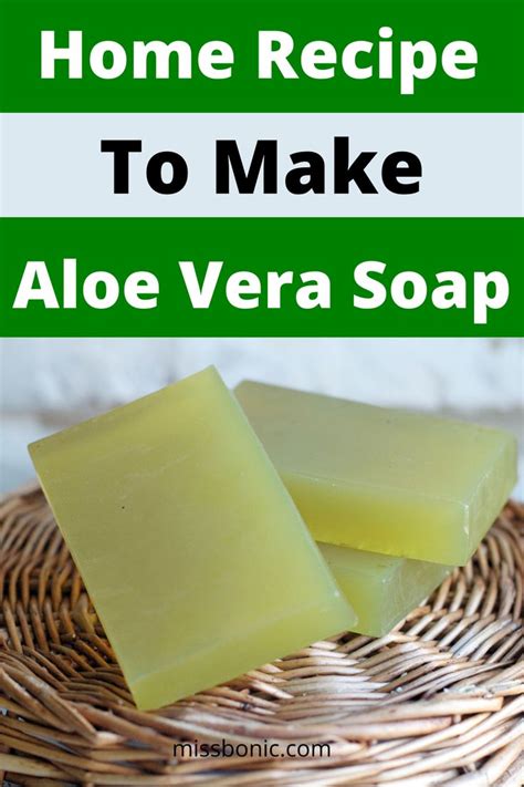 Home Recipe To Make Aloe Vera Soap Homemade Soap Recipes Aloe Vera