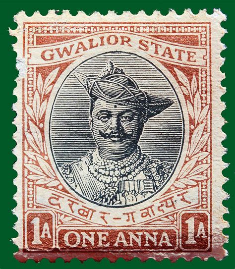Old Indian Postage Stamp Photograph By James Hill Fine Art America