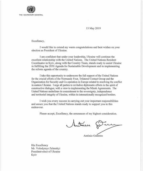 When writing a cover letter, be sure to at my previous role at tradelot, i provided secretarial and administrative services for an equipment rental company. UN Secretary-General pledges full support to Volodymyr ...