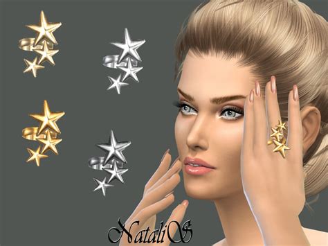 The Sims Resource Natalisthree Stars Ring